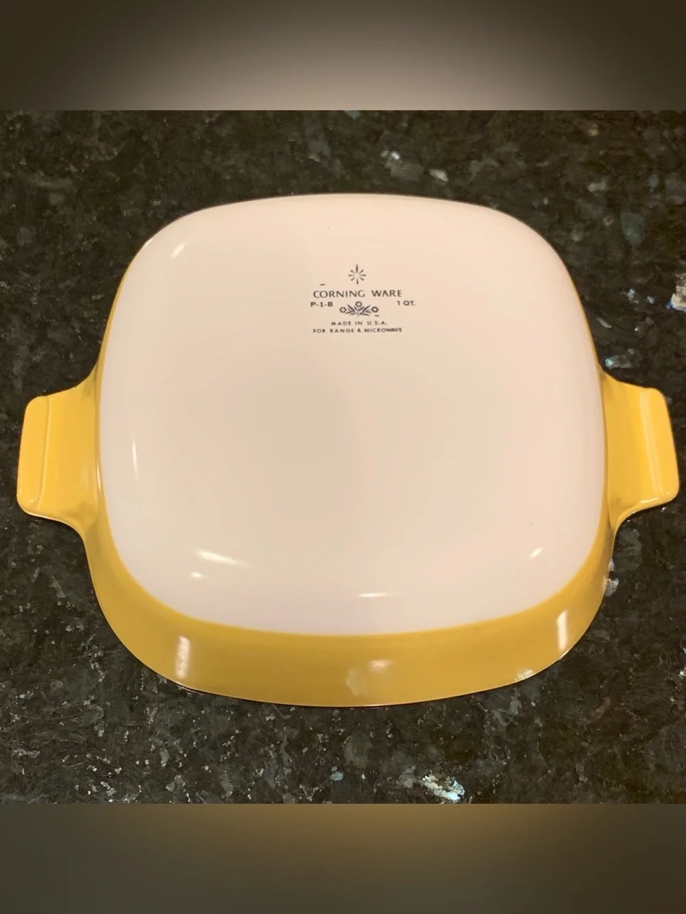 Vintage Corning Ware Harvest Gold Yellow Casserole Set P-1-B 1 Qt & P-1½-B 1½ Qt